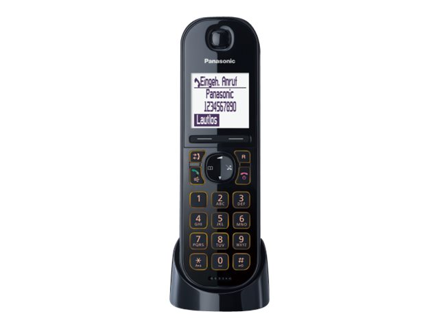 Image PANASONIC KX-TGQ200GB schwarz IP Mobilteil für Router mit DECT/CAT-iq Basis Fri