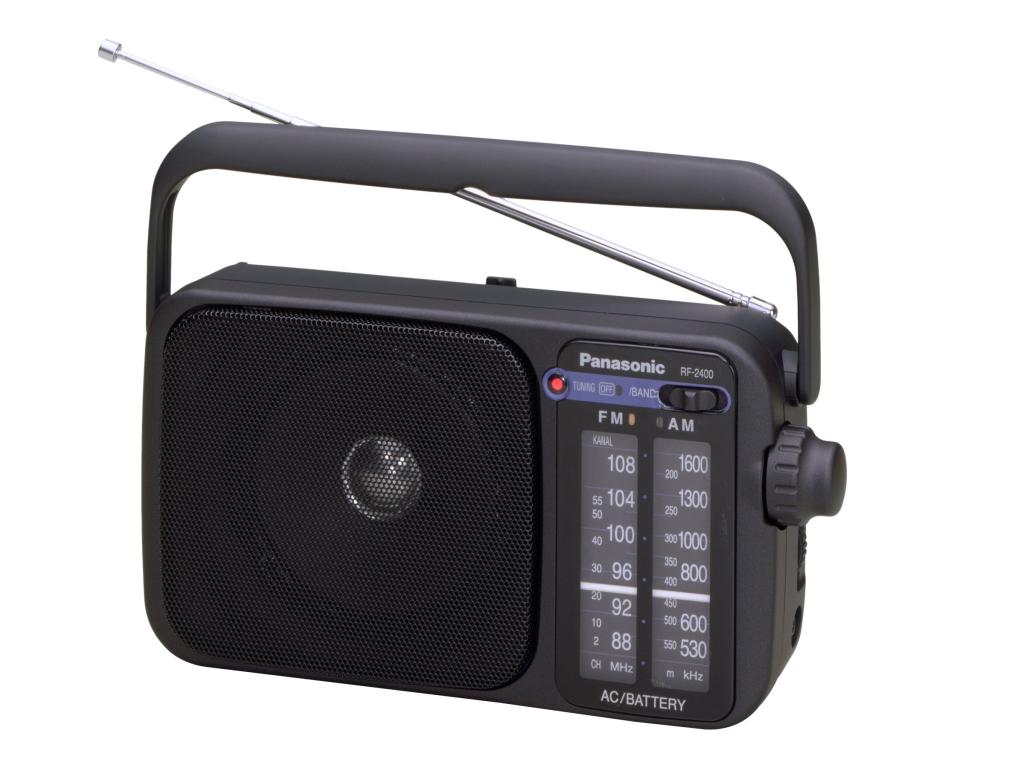 Image PANASONIC RF-2400DEG-K, tragbares Radio, schwarz
