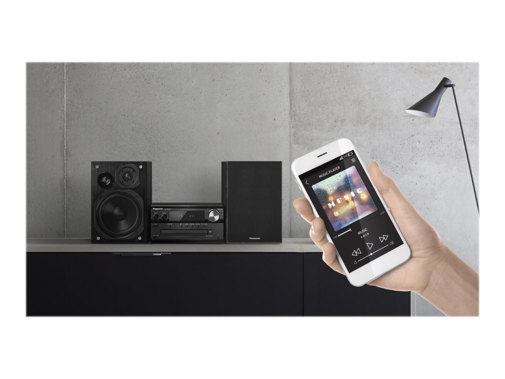 Image PANASONIC SC-PMX94EG-K CD-Mikrosystem mit DAB+ und optischem Eingang schwarz