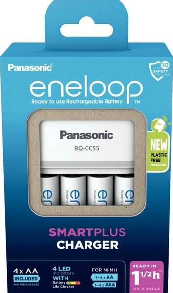 Image eneloop pro Smart Plus Charger BQ-CC55 Akku-Ladegerät