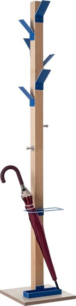 Image PAPERFLOW Garderobenständer "easyCloth", Schirmhalter, blau