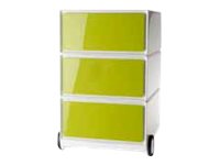 Image PAPERFLOW ROLLCONTAINER 3 SCHÜBE SCHWARZ (EBGHX3.01)