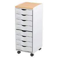 Image PAPERFLOW Rollwagen 8 Schübe grau/buche (DT 082N.02.23)