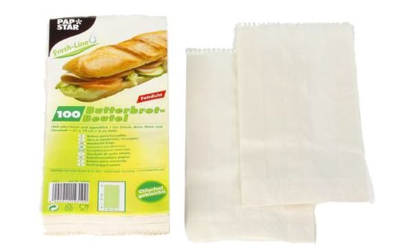 Image PAPSTAR Butterbrotbeutel, (B)100 x (T)30 x (H)210 mm (6414310)