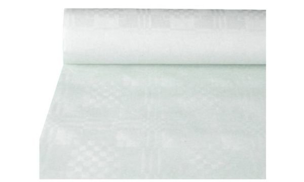 Image PAPSTAR Damast-Tischtuch, (B)1,0 x (L)50 m, weiß (6412542)
