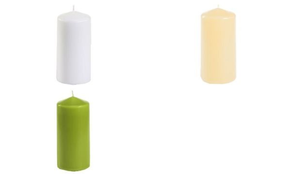 Image PAPSTAR Stumpenkerze, Durchmesser: 50 mm, creme (6413436)