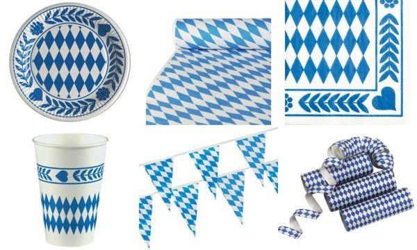 Image PAPSTAR Wimpelkette Bayrisch Blau , aus Folie (6418747)