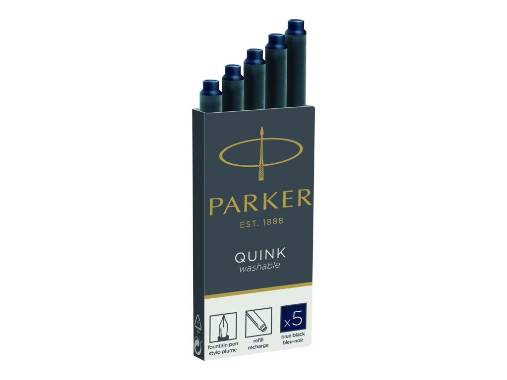 Image PARKER 1x5 Parker Tintenpatrone Quink schwarz-blau