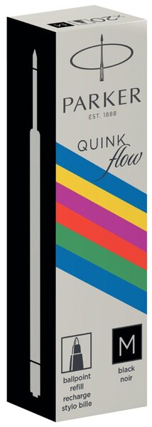 Image PARKER Kugelschreiber-Großraummine QUNIKflow BASIC, schwarz