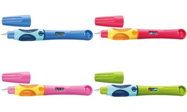 Image PELIKAN griffix Füllhalter, blau, für Rechtshänder Schreiblernstift mit ergonom