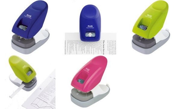 Image PLUS JAPAN Heftgerät SL-112A klamme rlos, pink (1231105)