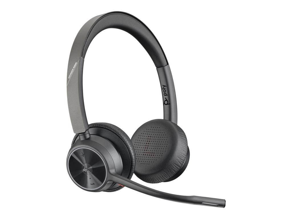 Image POLY BT Headset Voyager 4320 UC Stereo USB-C Teams