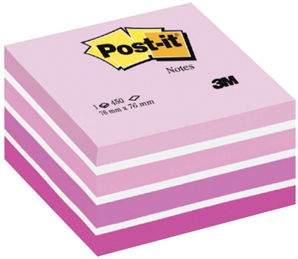 Image POST-IT Post-It-Würfel Pastell-pink
