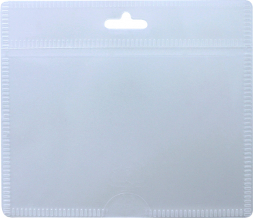 Image Ausweishülle Kartenhalter aus umweltfreundlichem PP, horizontal tragbar, transparent milchig - 10 Stück
