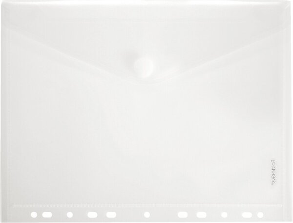 Image PP-Umschlag/Aktentasche A4hoch mit Abheftrand transluzent/transparent