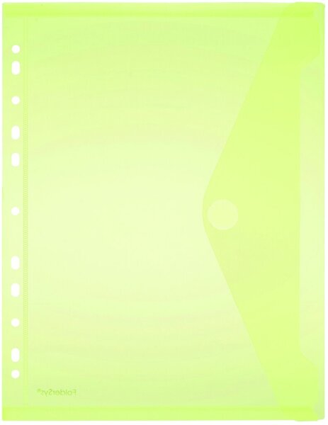 Image PP-Umschlag A4, Lochrand gelb transparent