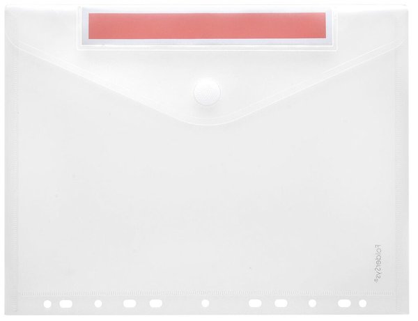 Image PP-Umschlag A4, mit Index Beschriftungsschild, Lochrand