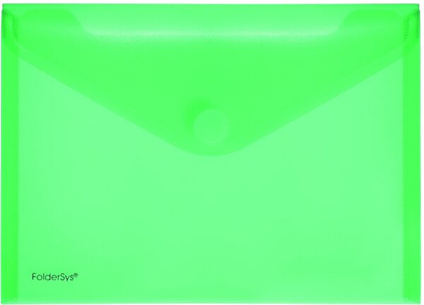 Image PP-Umschlag A5quer grün transparent