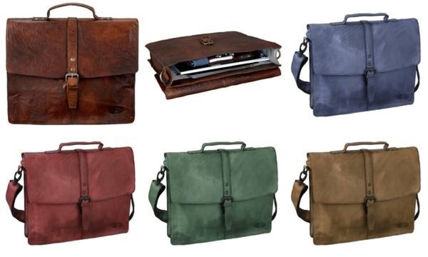 Image PRIDE&SOUL Aktentasche JAYDEN, Le der, braun (5317832)