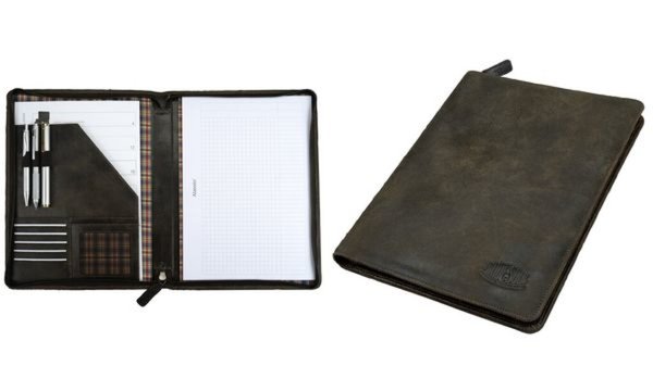 Image PRIDE&SOUL Schreibmappe, DIN A4, Le der, braun (5317814)