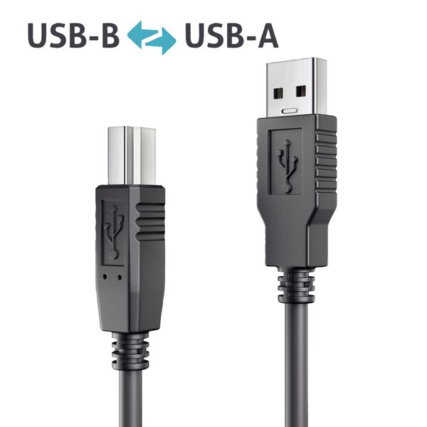 Image USB-3.1-Kabel, Aktiv, Gen.1, schwarz, 10 m, 5Gbps und 3A (max. 15W),