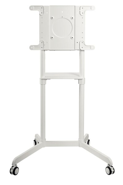 Image PureMounts® TV Standfuß, mobil, Display 37-80", weiß, Höhe 1595 mm,