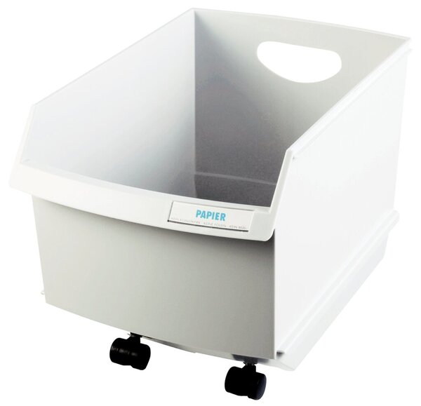 Image Papier Container LOGO Drive 25l, grau, ohne Rollen u. Deckel