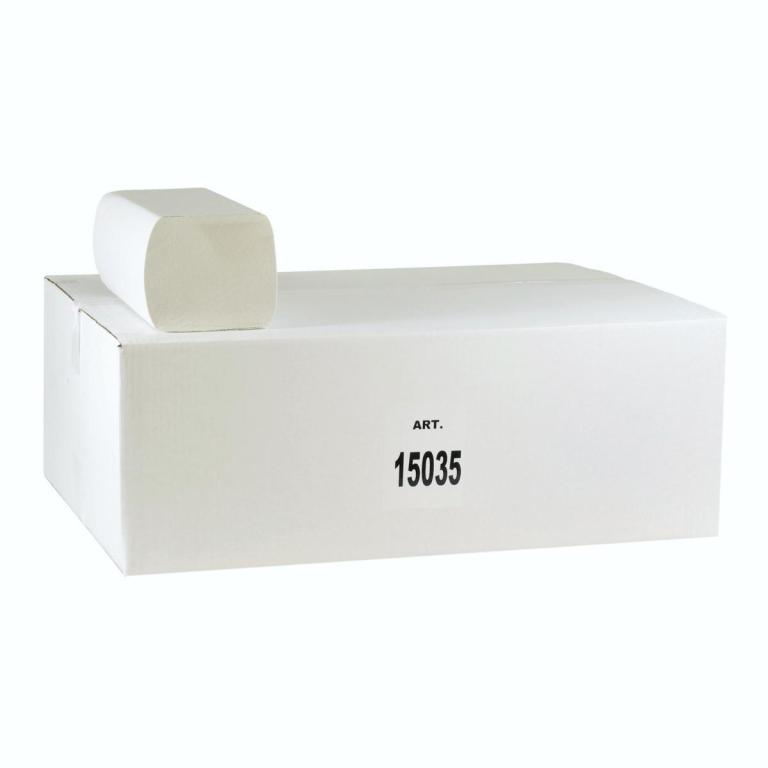 Image Papierhandtücher 2-lagig, 22,0 cm x 32,0 cm, Interfold, CEL-75 weiß, 20 x 160 Tücher | 3.200 Blatt/Karton