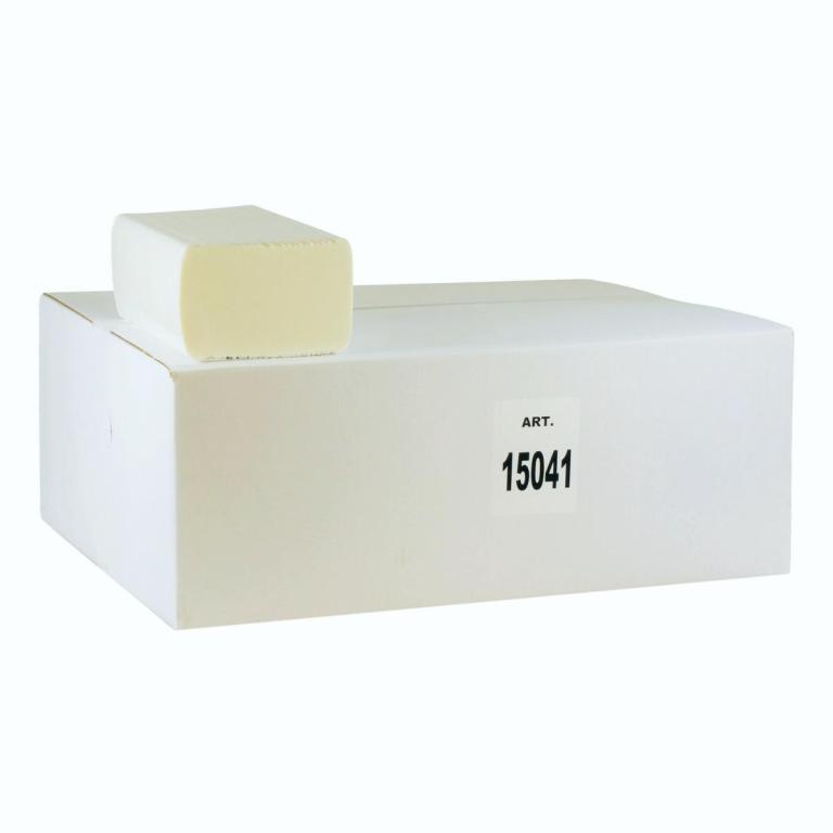 Image Papierhandtücher 3-lagig, 21,5 cm x 27,0 cm, Interfold, 100% Zellstoff weiß, 18 x 130 Tücher | 2.340 Blatt/Karton 