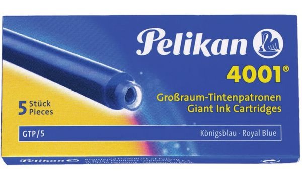 Image Pelikan Großraum-Tintenpatronen 400 1 GTP/5, blau-schwarz (56310607)
