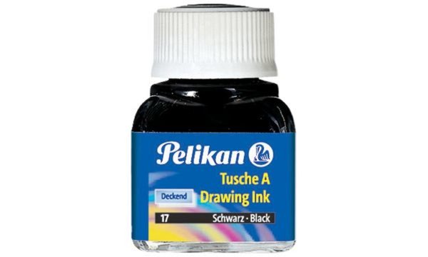 Image Pelikan Tusche A, Inhalt: 10 ml im Glas, Weiß (18) (56201666)