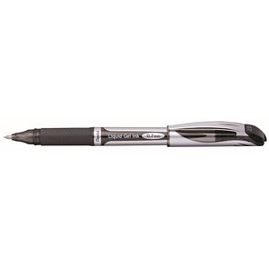 Image Pentel EnerGel BL75 Gelschreiber silber/schwarz 0,35 mm