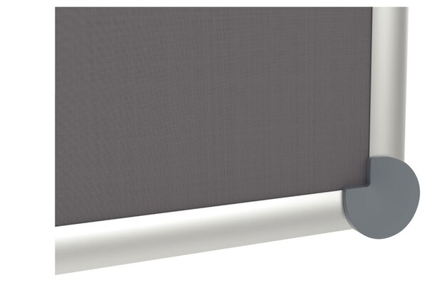 Image Pinnboard 2000 MAULpro 90/180 gr Textil Alurahmen graue Ecken