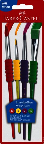 Image Pinsel 4er Setmit Softgriffstück 