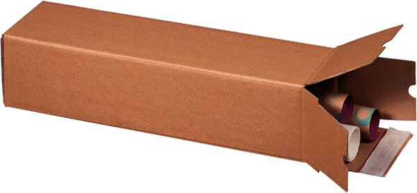 Image Planbox A0 braun, quadratisch, doppelte Haftklebung, Aufreißfaden