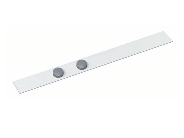 Image Planhalter Ferroleiste 5/50cm weiß inkl. 2 Magnete, magnetisch, im Pol