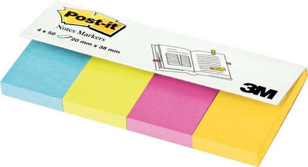 Image Post-it Page Markers Ultra 20x38mm 4x50 Blatt