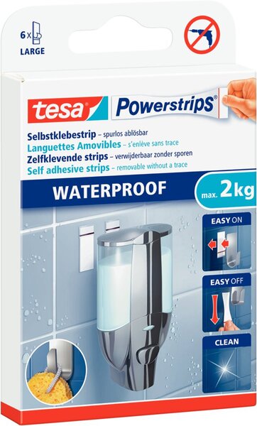 Image Powerstrip Klebestrips für bis zu 2kg,Waterproof, Large