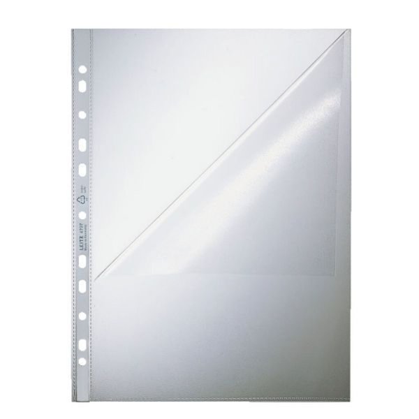 Image Prospekthülle A4 80my PP oben/lochseite offen genarbt