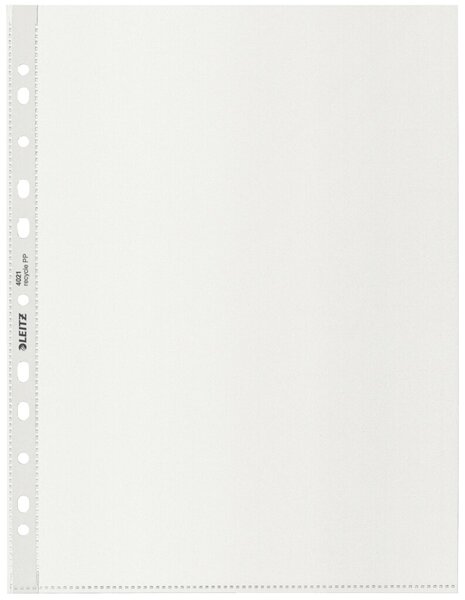 Image Prospekthülle Recycle A4 Maxi, 100 my genarbt, 0,10mm, PP, transparent, oben