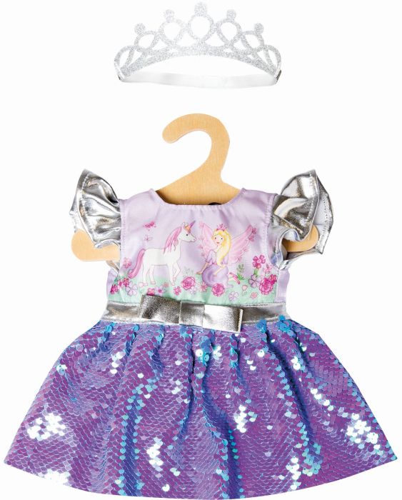 Image Pu-Kleid Fee und Einhorn, Gr.28-35cm, Nr: 1131