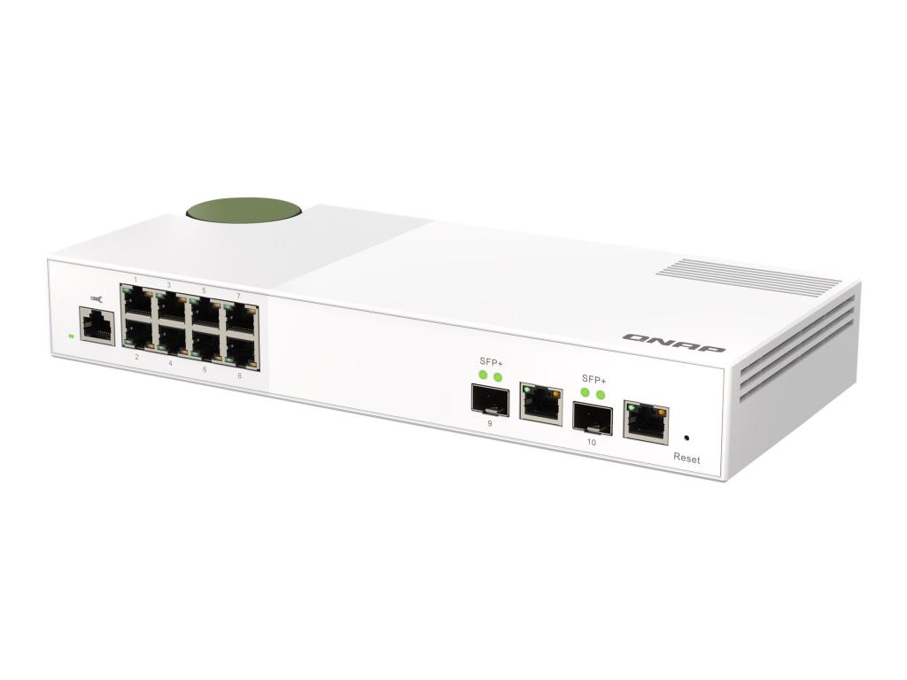 Image QNAP QSW-M2108-2C - Switch - managed - 2 x 10 Gigabit SFP+ + 8 x 2.5GBase-T - D