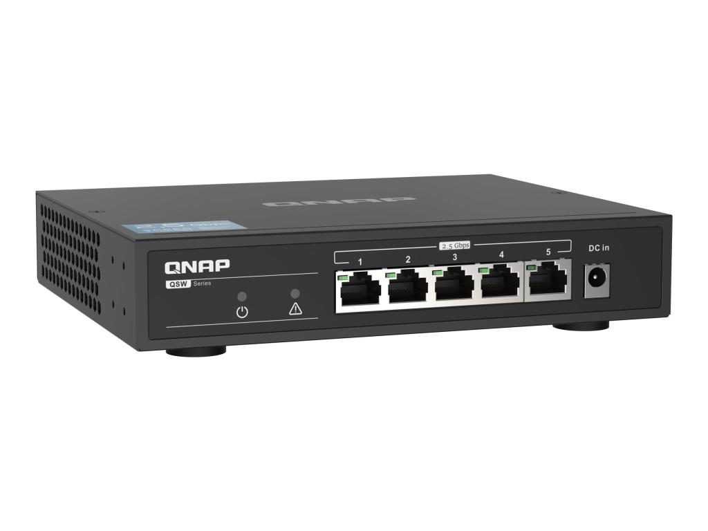 Image QNAP unmanaged switch/5 ports 2.5Gbps/RJ45