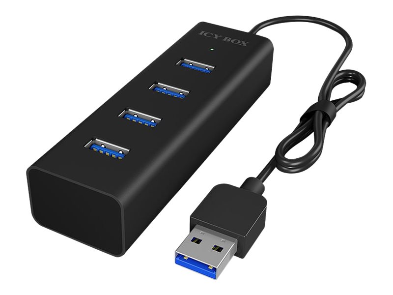 Image RAIDSONIC Hub  4-Port IcyBox USB 3.0 IB-HUB1409-U3 USB 3.0 Type-A retail