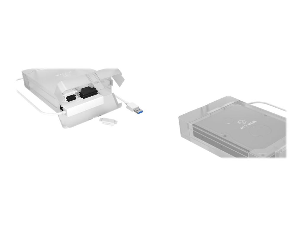 Image RAIDSONIC ICY BOX IB-AC705-6G 3,5  USB 3.0 Kombi Gehäuse