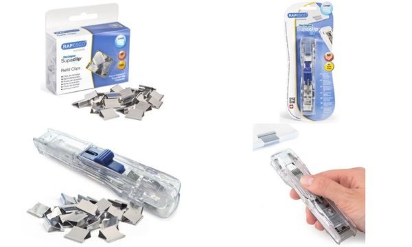 Image RAPESCO Dokumentenclip-Spender Supa clip 60, transparent (65800168)
