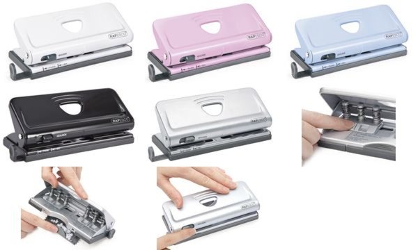 Image RAPESCO Mehrfachlocher für Terminpl aner, rosa (65800057)