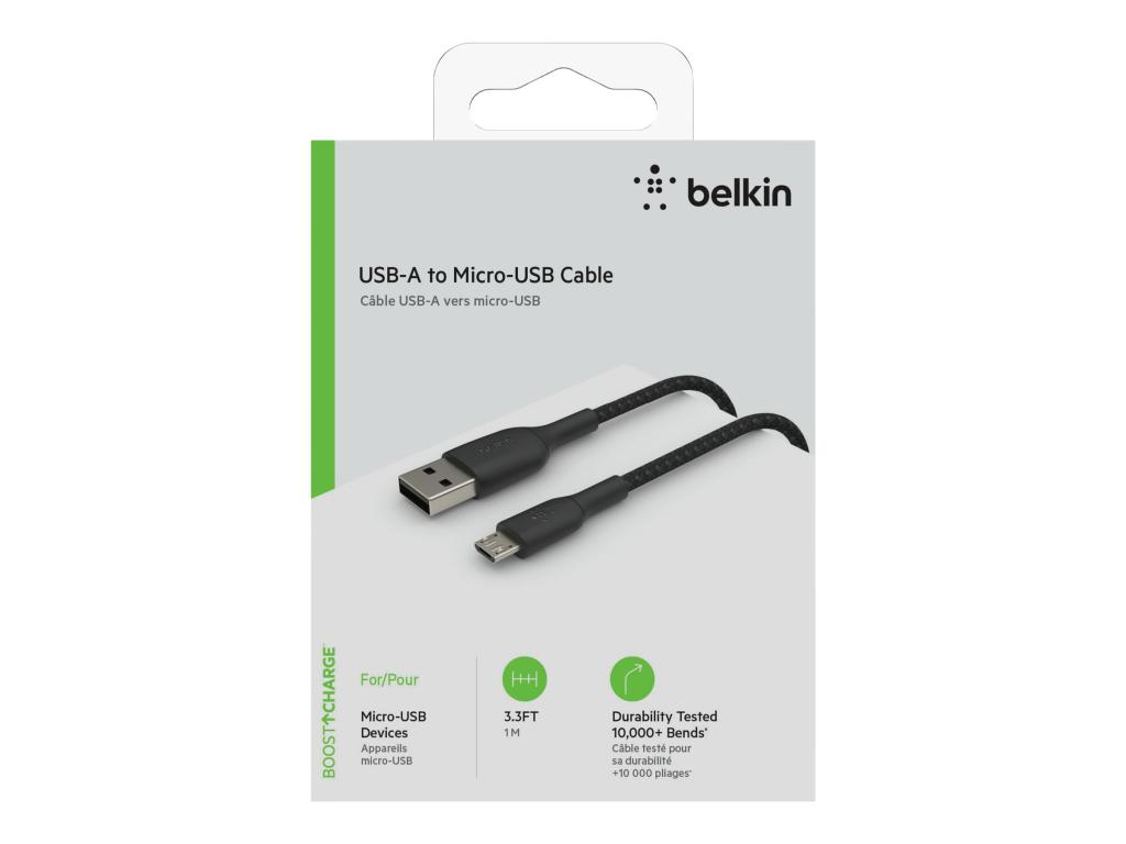 Image REOLINK Belkin BOOST CHARGE - USB-Kabel - Micro-USB Typ B (M) bis USB (M) - 1 m