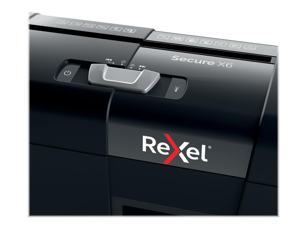 Image REXEL Aktenvernichter, P-4, 6 Blatt