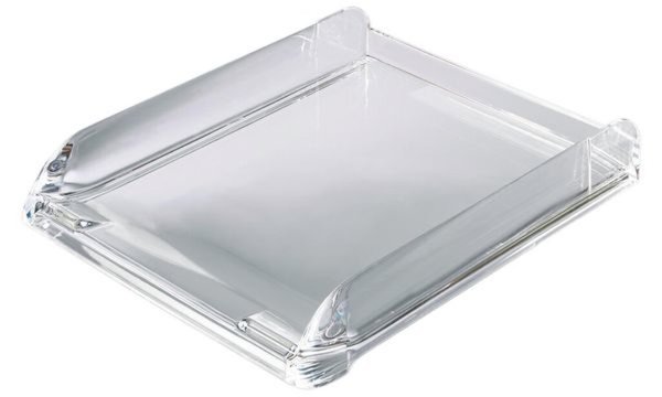 Image REXEL Nimbus Ablagekorb - Transparent - Acryl - Brief - Taiwan - 270 x 320 x 60